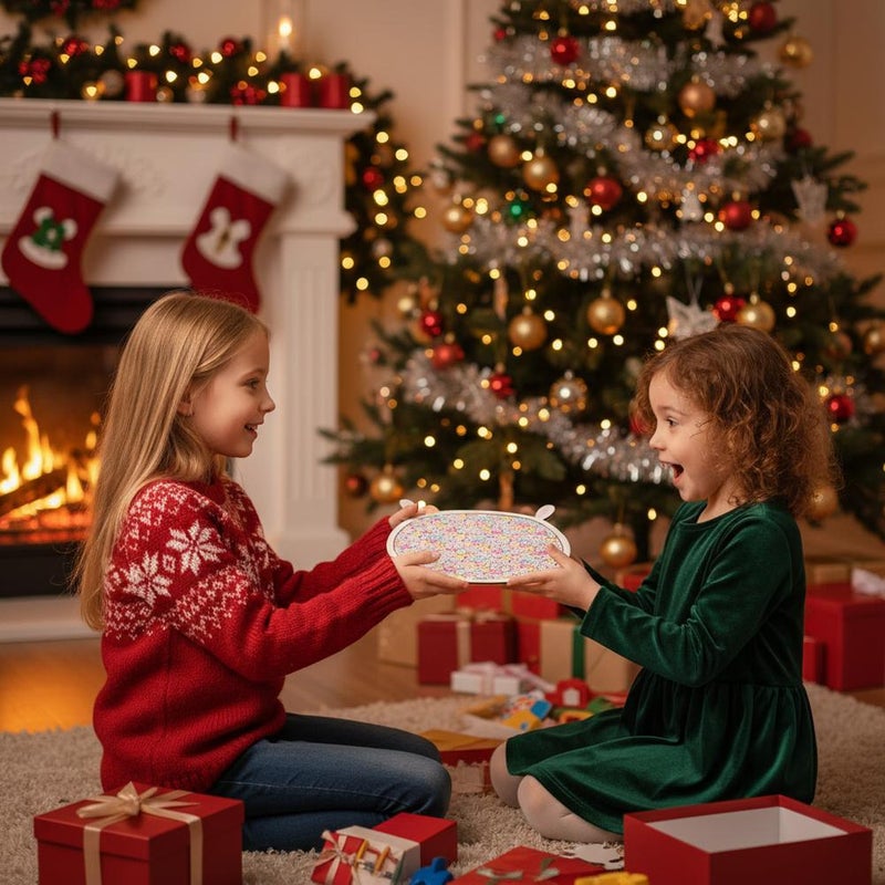 Christmas Snowman Wooden Jigsaw Puzzle,Unique Animal Shape Puzzle with Frame,Animal Cats Wooden Puzzles Pieces Decor for Cats Lover,Adorable Christmas Wood Cut Puzzles for Family Friend - Image 5